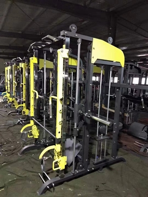 1753*2350*2176mm Dezhou Training Machine Cable Crossover Multifunction Smith Machine
