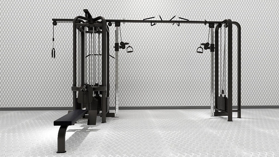 Strength Training Cable Machine Gym Multi Station Gym Machine with Adjustable Pulley