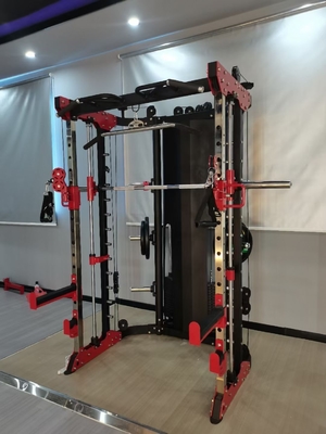 Shandong Commercial Gym Fitness Equipment Multi Smith Machine Made of Q235 Steel Tube