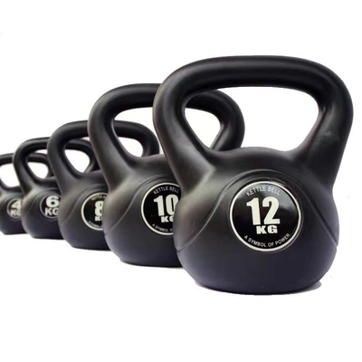 Portable Kettlebell for Free Weight Training Rubber Coated Fitness Exercise Body