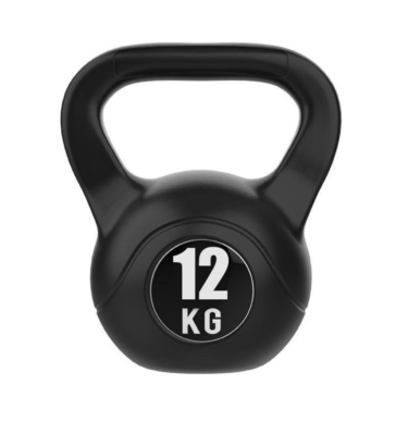 Portable Kettlebell for Free Weight Training Rubber Coated Fitness Exercise Body