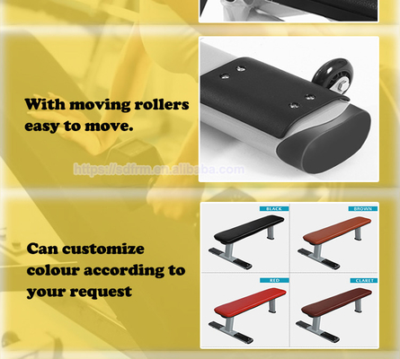 Foldable Exercise Bench Press for Flat Weight Lifting Gym NO TIG Welding Workout