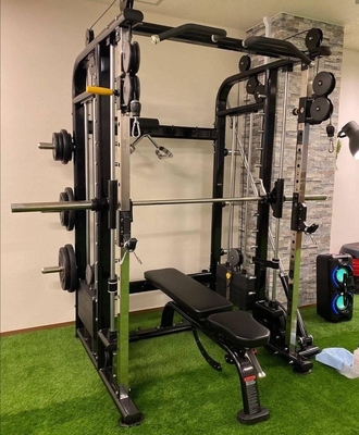 Commercial Multi-functional Smith Machine for Gym Fitness Equipment 2200*1500*2250mm