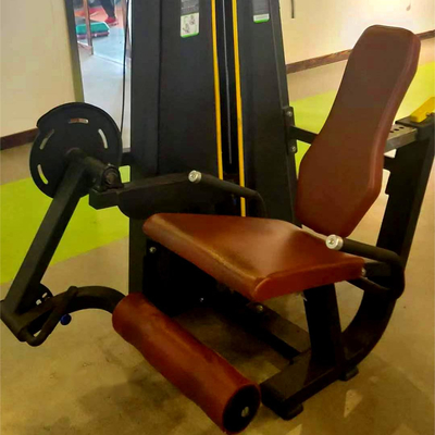 Bodybuilding Fitness Pin Load Selection Steel Seated Leg Extension Curl Gym Equipment