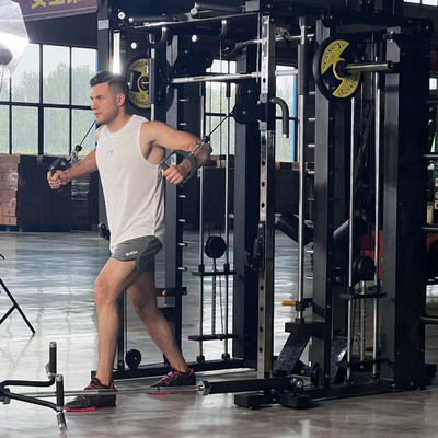 Gym Center Customized Logo Availabled Smith Machine Fitness Cable Crossover Benches
