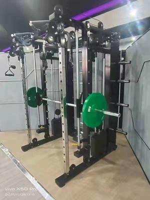 Gym Center Customized Logo Availabled Smith Machine Fitness Cable Crossover Benches