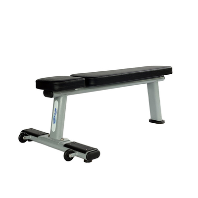 Commercial Fitness Flat Bench with 18.5 kg Weight Stack and Customizable Logo