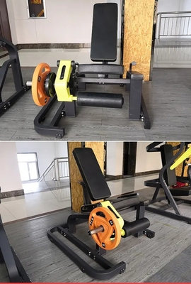 Adjustable Weight Glute Shins Seated Workout Plate Loaded Leg Extension for Commercial