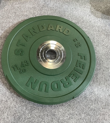 Rubber Coated Steel Bumper Weight Plate for Professional Gym Equipment Sale 2.5kg-25kg