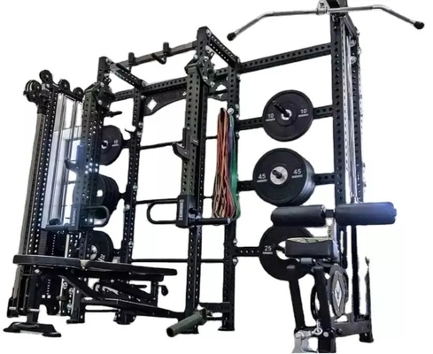 Versatile Multi Functional Smith Machine with 460kg Weight Capacity and TIG Welding