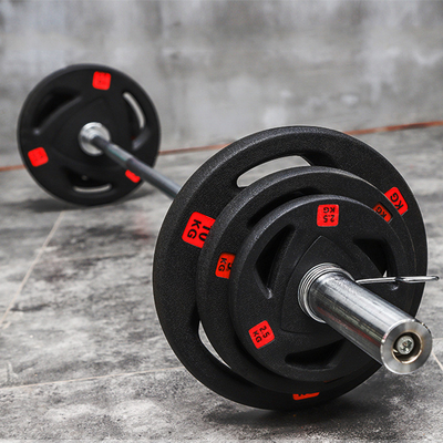Personal Trainers' Choice Cast Iron and Rubber Coated Weight Plates for Home Gym Floors