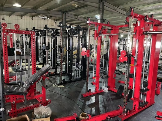 Chest Arms and Shoulder Workouts Befreeman Gym Center All-In-One Smith Machine with Steel Weight Stacks