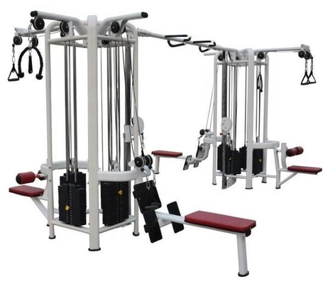 8 Stations Functional Trainer Gym Equipment for Unisex Optional Selectable Frame Color