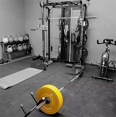 Multi-functional Power Rack Weightlifting Smith Machine with Optional Frame Color