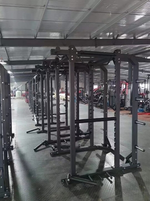 Optional Selectable Frame Color Power Rack for Unisex Weightlifting Half Squat System
