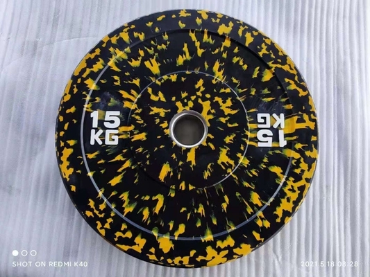 15lb 30lb 45lb Gym Rubber Weights Plates Set for Customized Logo Free Weight Training