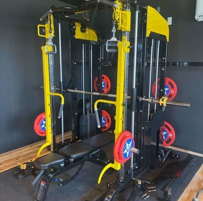 Home Commercial Multi Station Gym Equipment with Customized Logo and 400kg Weight Stack