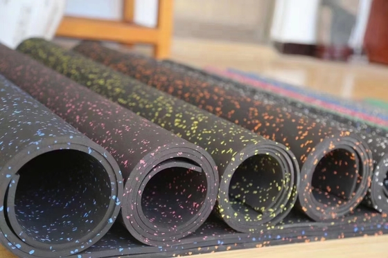 Gym Accessories Rubber Flooring Mat Roll Rubber Mat for Customized Gym Floor