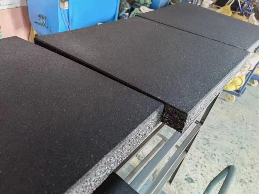 Gender-Neutral Rubber Flooring Mat for Strength Training at Home Gym Accessories