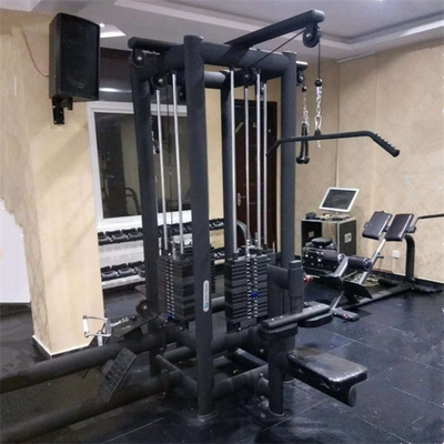 Indoor Gym Home 5 Station Multi Gym Power Rack Pull Up Machine with Steel Tube Q235