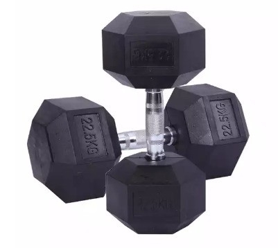 2.5kg Black Rubber Hex Dumbbell Set The Ultimate Tool for General Fitness Enthusiasts