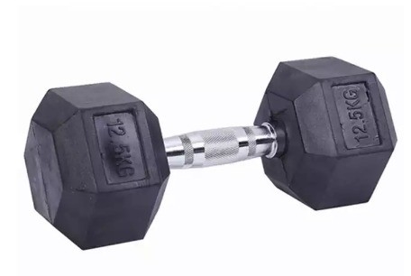 2.5kg Black Rubber Hex Dumbbell Set The Ultimate Tool for General Fitness Enthusiasts