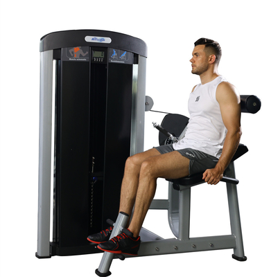 3.0mm Tube Strength Training Indoor Seated Calf Raise Machine with Pin Load Selection