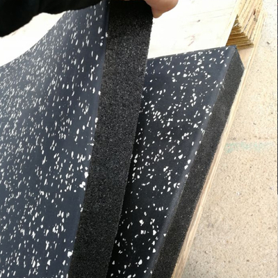 Gym Rubber Mat with Thickness Options of 10mm/15mm/20mm/25mm/30mm and High Durability