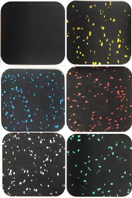 Gym Rubber Mat with Thickness Options of 10mm/15mm/20mm/25mm/30mm and High Durability