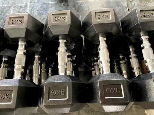 Metal and Rubber Multi-Function Hex Dumbbell for Gym Equipment Customization Options
