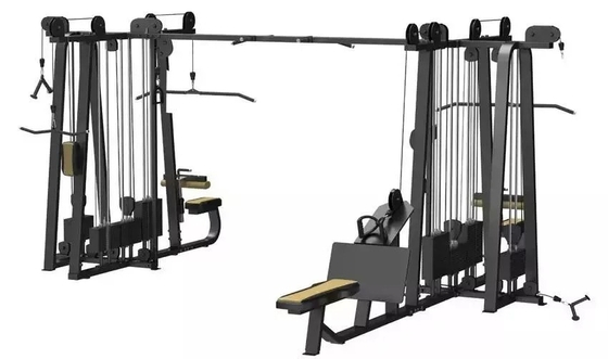 Multi Station Gym Equipment for Shoulder Chest Leg Curl Press Pec Fly Lat Pulldown