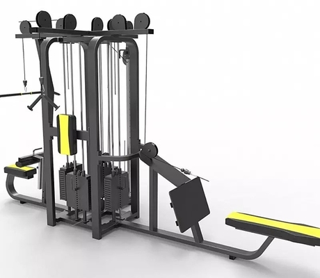 4 Station Multi Gym Equipment for Strength Training and Multi Functional Workouts