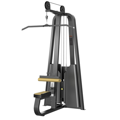 Commercial Steel Seated Pulldown Machine with Pin Load Selection and Medium Loader Type