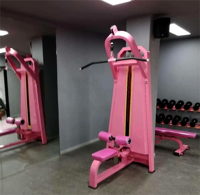 Commercial Steel Seated Pulldown Machine with Pin Load Selection and Medium Loader Type