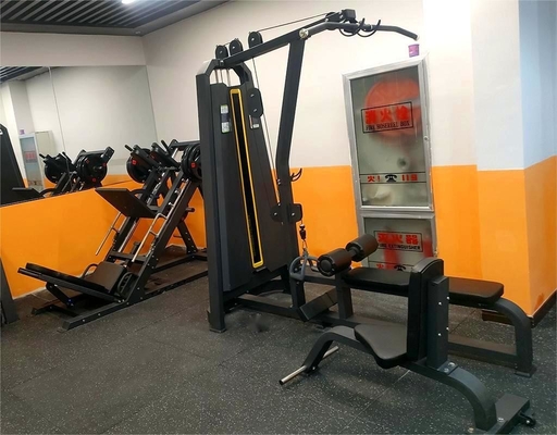 Commercial Steel Seated Pulldown Machine with Pin Load Selection and Medium Loader Type