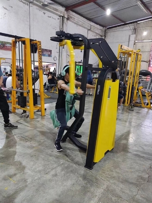 Body Building Chest Press Dual Pin Load Selection Machine with Rear Delt Pec Deck Fly