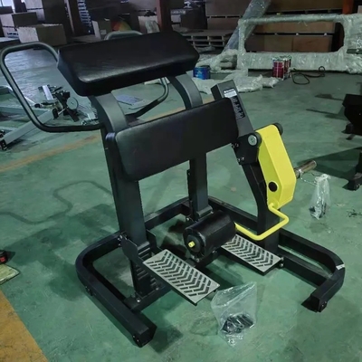 Indoor Strength Training Steel Standing Leg Curl Gym Equipment with Optional Frame