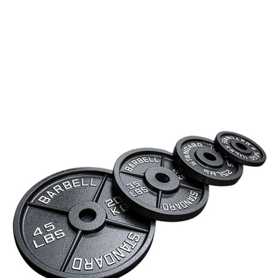 Durable 5kg 10kg 20kg 50kg Cast Iron Barbell Weight Lifting Plate for Commercial and Home