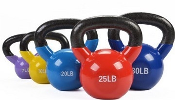 Competition Kettlebell for Pro Grade Workout Unisex Powder Coated Cast Iron Free Weight