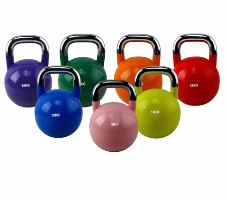 Colorful Powder Coated Cast Iron Kettlebell A Must-Have for Unisex Fitness Enthusiasts