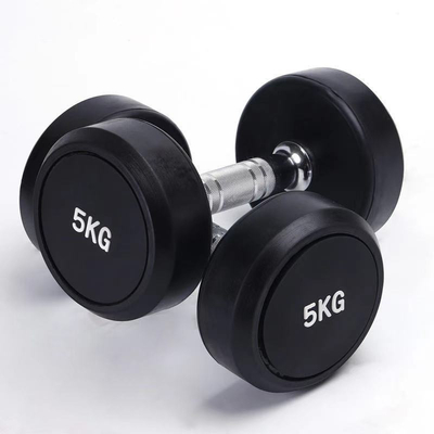 Weightlifting Exercise Dumbbells with Optional Selectable Frame Color Rubber Material