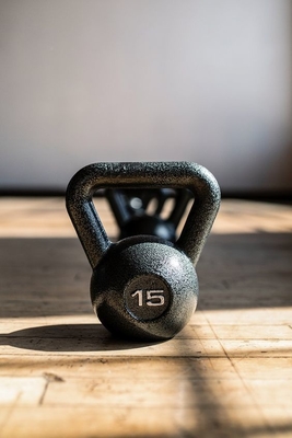 Unisex Fitness Training Competition Kettlebell Set with Cast Iron and Powder Coating