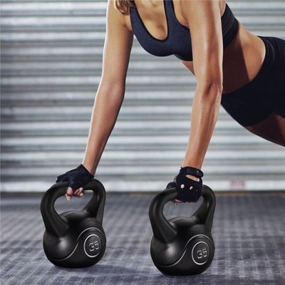Unisex Fitness Training Competition Kettlebell Set with Cast Iron and Powder Coating