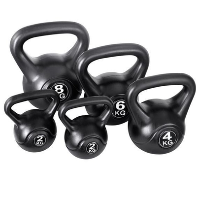Gym Fitness Unisex Colorful Painted Cast Iron Kettlebells for Strength Training