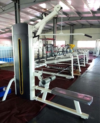 Dual Function Lat Pulldown Row Fitness Equipment for Strengthening Shoulders and Back