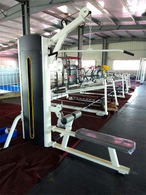 Dual Function Lat Pulldown Row Fitness Equipment for Strengthening Shoulders and Back