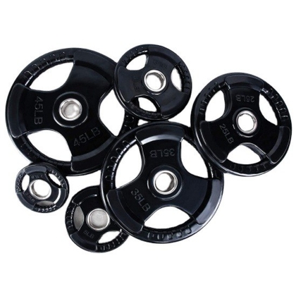 Unisex Rubber Barbell Weight Plates Perfect for Any Fitness Goal 2.5/5/10/25/35/45lbs