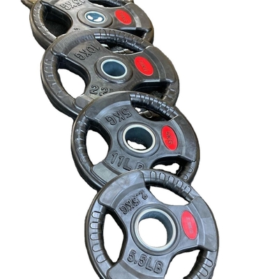 Unisex Rubber Barbell Weight Plates Perfect for Any Fitness Goal 2.5/5/10/25/35/45lbs