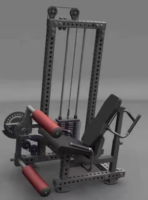 Bodybuilding Exercise Equipment Dual Seated Leg Curl Leg Extension Functional Trainer