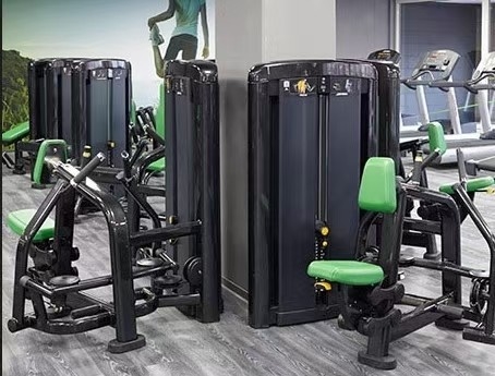 Medium Loader Seated Pin Load Selection Machines for Shoulder Press Steel Construction